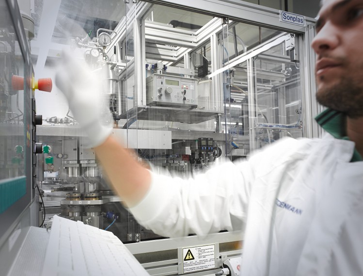 Semiconductor Clean Room Production Image Text